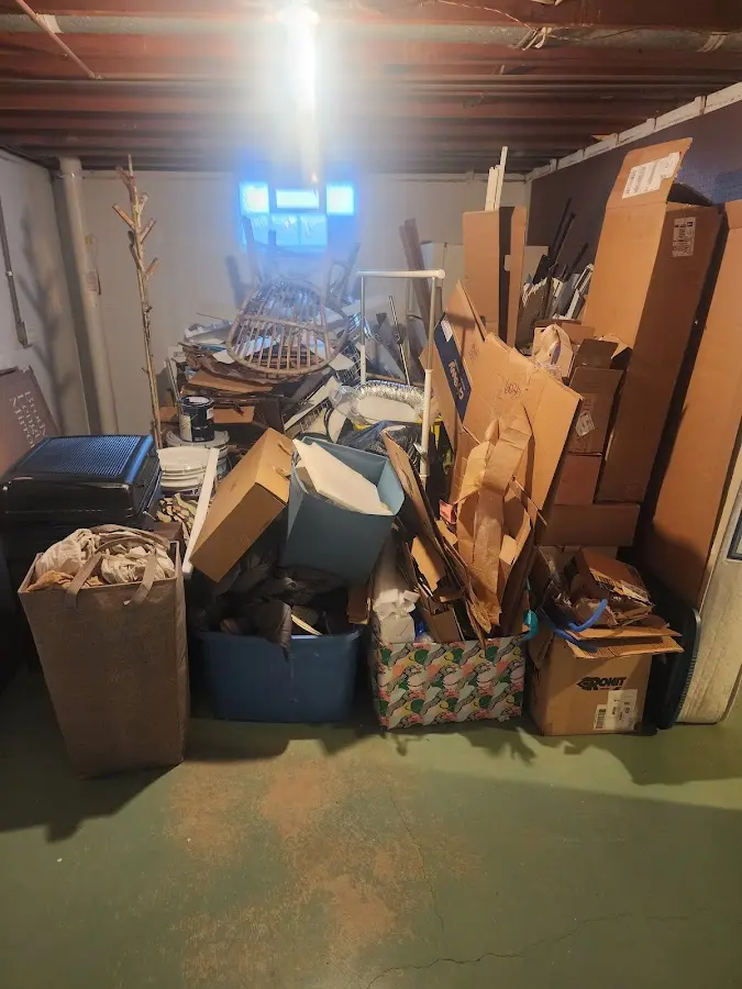 Roll-off dumpster container at job site for 15 Yard Dumpster Rental in McGregor